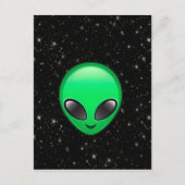 Alien Emojis Postkarte (Vorderseite)