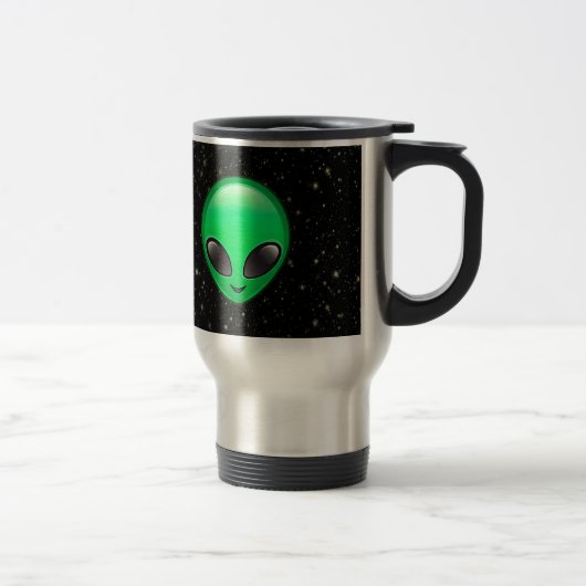 Alien Emojis Reisebecher (Rechts)