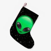 Alien Emojis Weihnachten Strumpf Kleiner Weihnachtsstrumpf (Vorderansicht (hängend))