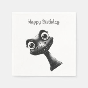 Alien Encounter Napkins Serviette