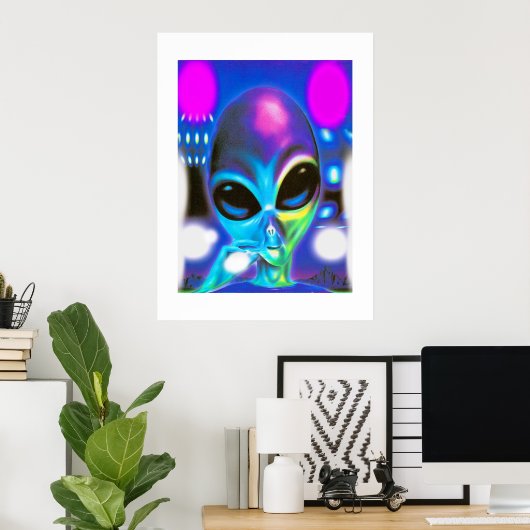 Alien Encounter Poster (Heimbüro)