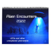 Alien Encounters 2022 Calendar Kalender (Titelbild)