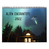 Alien Encounters 2022 Calendar Kalender (Titelbild)