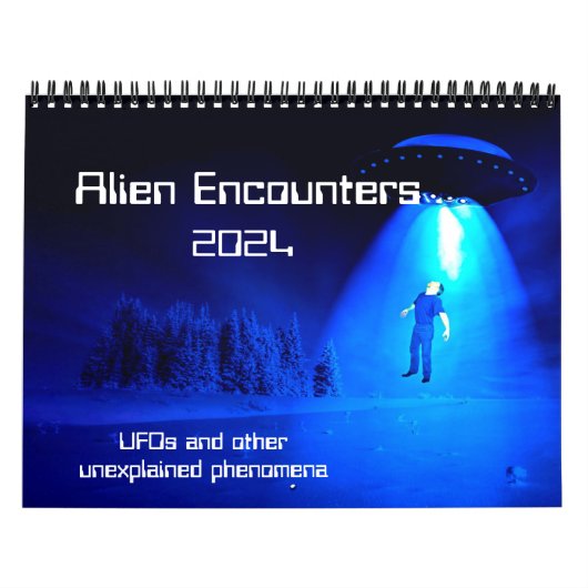 Alien Encounters 2024 Calendar Kalender (Titelbild)