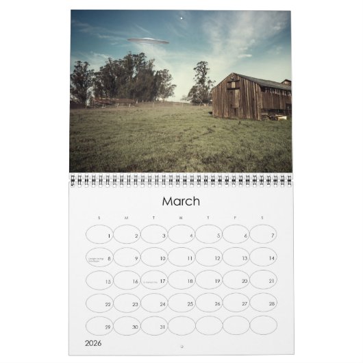 Alien Encounters 2024 Calendar Kalender (Mär 2026)