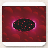 Alien - Energiequelle mit Hintergrundbereichen Getränkeuntersetzer (Vorderseite)