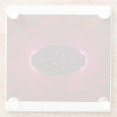 Alien - Energiequelle mit Hintergrundbereichen Glasuntersetzer (Rückseite)