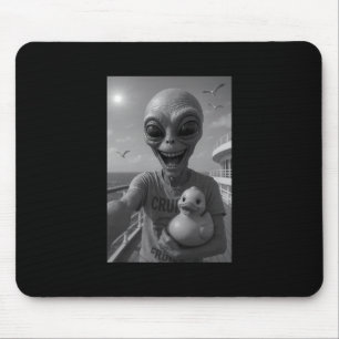 Alien-Enten-Kreuzfahrt-Urlaub – Lustige Alien-Ente Mousepad