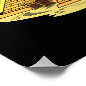 Alien Entführung ägyptische Pyramiden Antikes UFO Poster (Ecke)