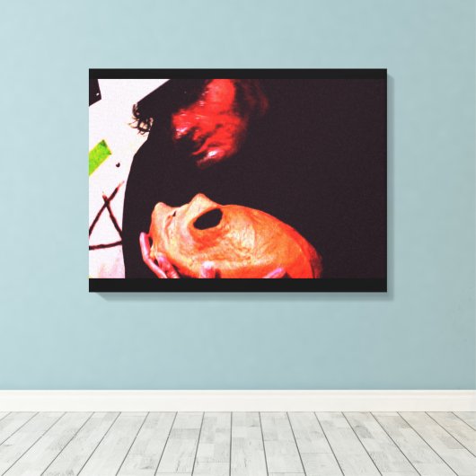 Alien Entführung Albtraum 2 Leinwanddruck (Insitu (Holzboden))