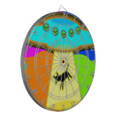 Alien Entführung Dartscheibe (Vorderseite Links)