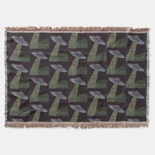 Alien Entführung Decke (Vorderseite)