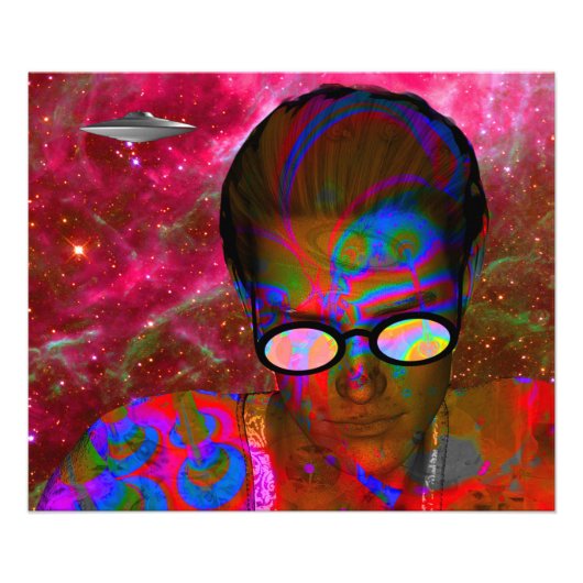 Alien Entführung Fotodruck (Vorne)