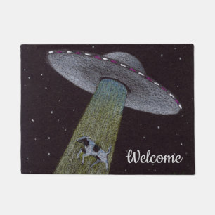 Alien Entführung Fußmatte