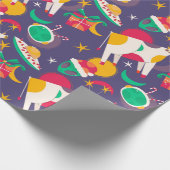 Alien Entführung Geschenkpapier (Ecke)