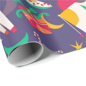 Alien Entführung Geschenkpapier (Rolleneckpunkt)