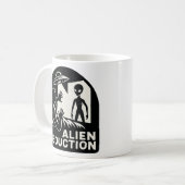 Alien Entführung Kaffeetasse (Vorderseite Links)