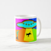Alien Entführung Kaffeetasse (VorderseiteRechts)