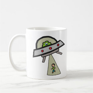 Alien Entführung Kaffeetasse