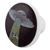 Alien Entführung Keramikknauf (Rechts)