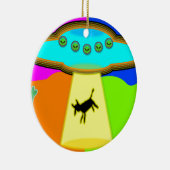 Alien Entführung Keramikornament (Rechts)