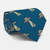 Alien Entführung Krawatte (Gerollt)