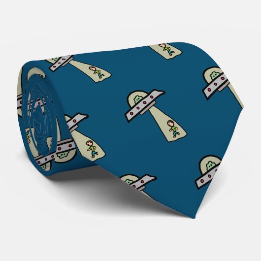 Alien Entführung Krawatte (Gerollt)