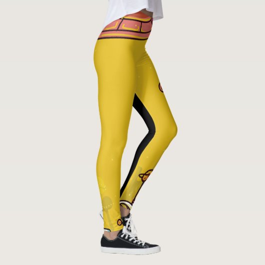 Alien Entführung Leggings (Rechts)