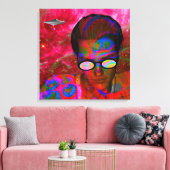 Alien Entführung Leinwanddruck (Insitu (Wohnzimmer))