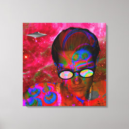 Alien Entführung Leinwanddruck