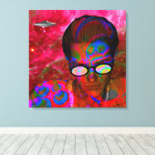 Alien Entführung Leinwanddruck (Insitu (Holzboden))