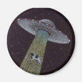 Alien Entführung Magnet (Vorne)