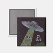 Alien Entführung Magnet (Vorderseite/Rückseite)