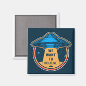 Alien Entführung Magnet (Vorderseite/Rückseite)