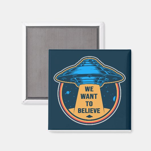 Alien Entführung Magnet (Vorderseite/Rückseite)