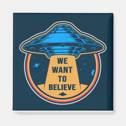 Alien Entführung Magnet (Vorne)