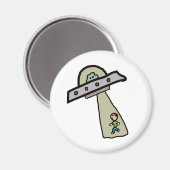 Alien Entführung Magnet (Vorderseite/Rückseite)