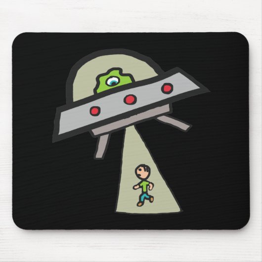 Alien Entführung Mousepad (Vorne)