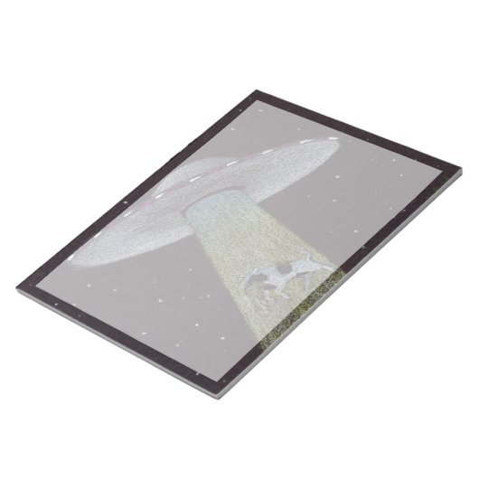 Alien Entführung Notizblock (angewinkelt)