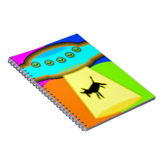 Alien Entführung Notizblock (Rechte Seite)