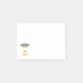 Alien Entführung Post-it Klebezettel (Vorderseite)