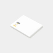 Alien Entführung Post-it Klebezettel (angewinkelt)