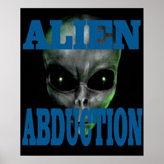 Alien Entführung Poster (Vorne)