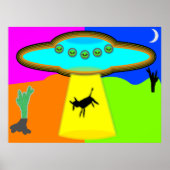 Alien Entführung Poster (Vorne)