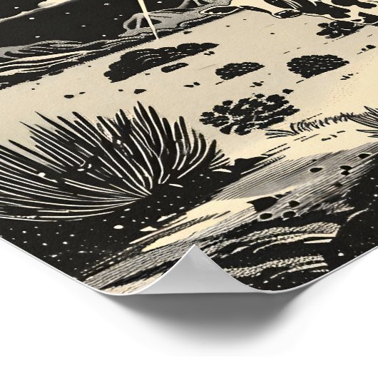 Alien Entführung Poster (Ecke)