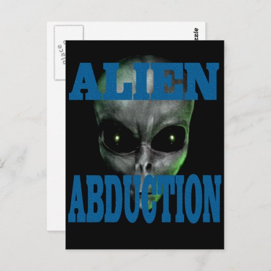 Alien Entführung Postkarte (Vorne/Hinten)