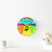 Alien Entführung Runde Wanduhr (Zuhause)