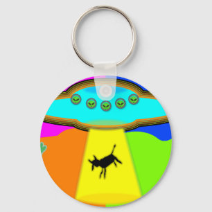 Alien Entführung Schlüsselanhänger