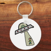 Alien Entführung Schlüsselanhänger (Vorderseite)