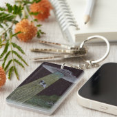 Alien Entführung Schlüsselanhänger (Vorderseite rechts)